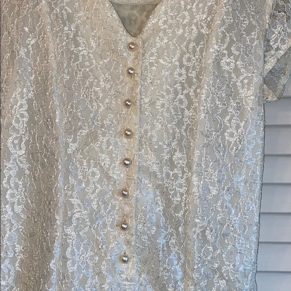 Vintage 90s lace dress - Picture 5 of 10